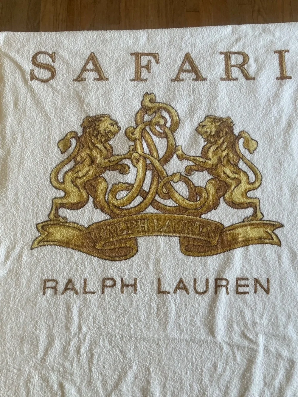 Ralph Lauren Safari Vintage Beach Bath Towel 36” x 69”